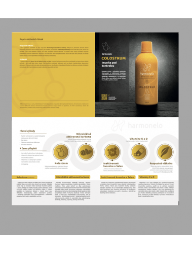 DE Harmonelo Colostrum Product Leaflet (German)