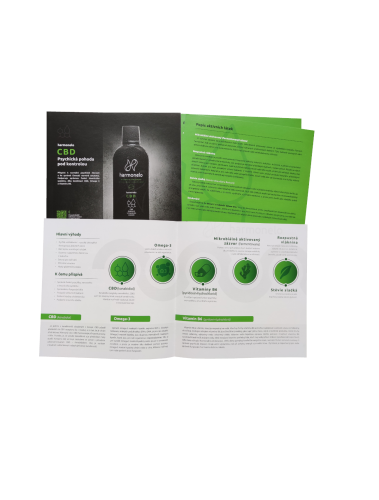 DE leaflet 10 pcs Harmonelo CBD